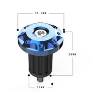 CNC-Machined Handlebar Plugs with Expansion Bolts Aluminum Alloy Handlebar End Plugs Long-Lasting Bar End Plug Easy to Install