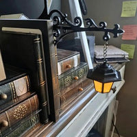 Decorative Bookshelf Lighting Library Style Lantern Night Light