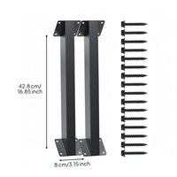 Triangular Steel Bracket Kit Weather Resistant Gazebo Connector Brace Waterproof Diagonal Support Bracket for DIY Enthusiasts, Outdoor, Patio