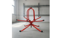 Wire Rope Pay-off Rack Dispenser Elevator Rope Dispenser Pay-off Stand Metal Adjustable Folding Structure Suitable for Elevator Installers Job Installation