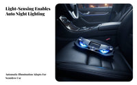 Window Warning Light LED Solar-Powered Vehicle Light for Glass Surfaces