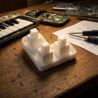 Molded Lettering 3-Button Key Assembly Silicone Rubber Button Assembly Keyboard Control Buttons
