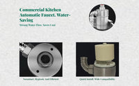 Automatic Touchless Faucet, Proximity detector Water-Saving Sink Tap, Commercial Kitchen Hotel