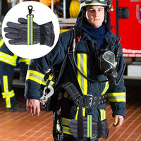 Firefighter Glove Strap with Double Clips
