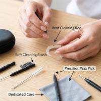 Cleaning Kit with Brush and Cloth, Portable Maintenance Tool Set for Daily 9 Piece Travel Friendly for Users