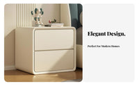 Drawer Nightstand Minimalist design 2-Drawer Nightstand Multi-Purpose for Adults