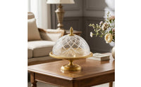 Cake Stand with Glass Dome Lid Decorative Cake Stand with Dome Lid Multipurpose