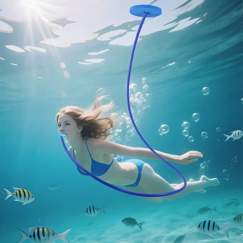 Underwater Breathing Snorkel for Swimming and Diving