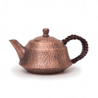 Copper Teapot Compact Tea Pot with Handle Traditional for Collectors