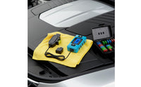 Handheld Fuse Current Tester with LCD Display Portable Car Fuse Circuit Tester Compact Digital for Mechanics, DIYers, Garage, Roadside Emergency