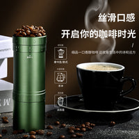 跨境外调手摇磨豆机钢芯七星咖啡豆研磨机户外便携手动咖啡研磨机