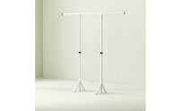No-Assembly Clothes Drying Rack with Wheels Space-Saving Clothes Drying Rack with Casters Extendable Furniture Rolling for Balcony, Small Apartments, Bedroom