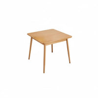 Square Dining Table with 4 Chairs Space-Saving Kitchen Furniture Minimalist Design Nordic Look and Feel for Apartment Dwellers