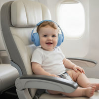 Two-Mode Noise Reduction Earmuffs Adjustable Earmuffs with Headband Padded Safety Ear Muffs Comfortable for Babies, Toddlers, Sleeping, Travel