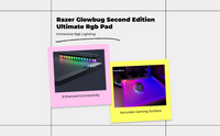 RGB desk mat, full-surface lighting.