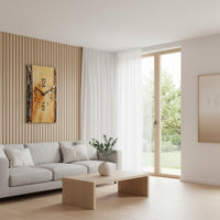 Wooden Wall Timepiece Battery Operated Home Decor Quartz Movement