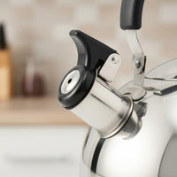 Stovetop Whistling Kettle Folding Handle Kitchenware for Kitchen