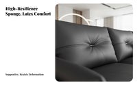 Chaise Lounge Sofa Minimalist design & aesthetics L-Shaped Chaise Sofa Modern design-living Room Furniture for Apartment Dwellers, Homeowners, Studio