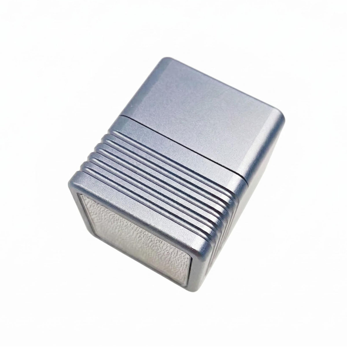 Fitted Lid Chocolate Gift Box Ribbed Sides Square Chocolate Box Textured Front Panel Glossy Top