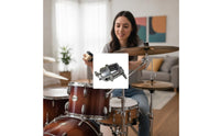 Drum Rack Clamp Compact Drum Rack Connector Easy to Adjust Hardware for Drummers, Live Performances