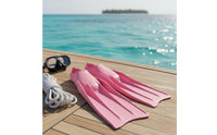 Freediving Fins High Propulsion Efficiency Long Blade Fins Foot Enclosing Pocket Water Chamber Athletic Gear for Freedivers, Snorkelers, Snorkeling