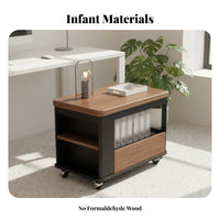 foldable Square Desk Portable Square Accent Table Sturdy and Stable