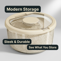 Airtight Food Storage Containers with Lids, Large Kitchen Storage for Cereal, Dry Food Storage Boxes - Image 3