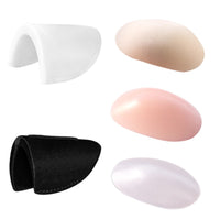 Sponge Shoulder Pads for Shirts - Medium Black 1cm Thick (Pair)