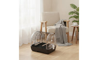 Bird Cage with Acrylic Shell Portable Bird Cage Comfortable Birdcage for Parrots