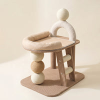 Cat Furniture with Ladder Indoor with Scratching Posts Sturdy Furniture for Cats, Kittens