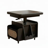 Height-Adjustable Coffee-to-Dining Table Multi-Functional Household Furniture Space-Saving Mobile with Locking casters