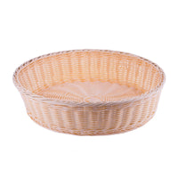 Basket Base Natural Shallow Woven Basket Low-Height for Buffet