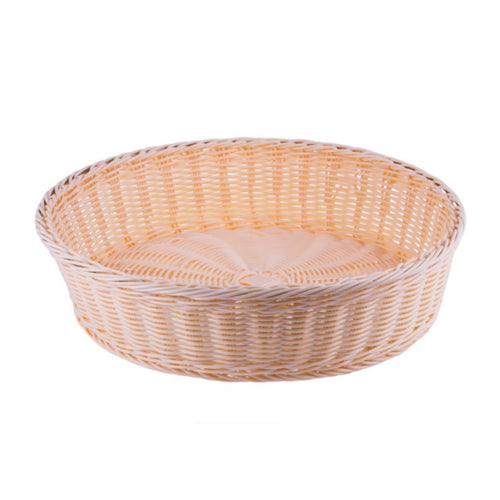 Basket Base Natural Shallow Woven Basket Low-Height for Buffet
