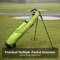 Golf Stand Bag Waterproof Lightweight Golf Bag Water Resistant for Tourists, Beginners, Travel, Practice Practices, Driving Range