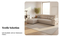 Scratch-Resistant 3-Seater Straight Settee Small Space Friendly Upholstered Loveseat Light Luxury Aesthetic Sofa Modern Design for Pet Owners, Apartment Dwellers, Homeowners, Lounge Area