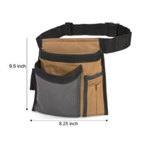 Tool Pouch with Belt Reinforced Waist Tool Pouch Sturdy for Gardening, DIYers