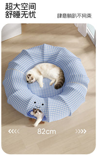 Cat Tunnel Toy for Large Cats, Breathable Fabric, Indoor Use, All Seasons