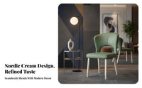 Upholstered Chair with Back Cutout Versatile Design Household Furniture
