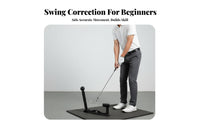 Improves Muscle Memory Golf Swing Training Aid Instant Feedback Golf Swing Corrector Portable Design for Amateur Golfers, Beginners, Indoor