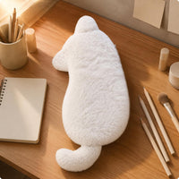 Feline Furry Writing Instrument Case Lightweight Desk Item Soft
