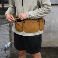 Multi-Pocket Utility Waist Bag for Outdoor Cycling and Daily Wear