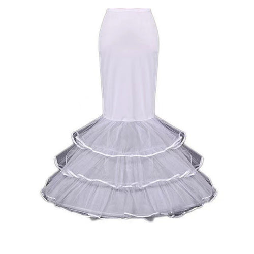 Mermaid Petticoat Flared Bottom Fishtail Petticoat Fitted Top