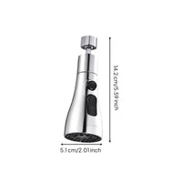 Faucet Aerator, 360° Rotatable Water-Saving Sink Extender