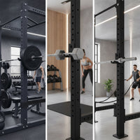 Barbell Storage Hook Space-Saving Squat Rack Hook Wall-Mounted Rack for Weightlifters