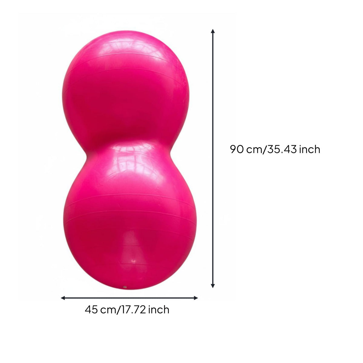 Non-Slip Sensory Training Ball Thickened Material Peanut Shaped Exercise Ball Antirupture Fitness Equipment Leak-Proof for Children, Beginners