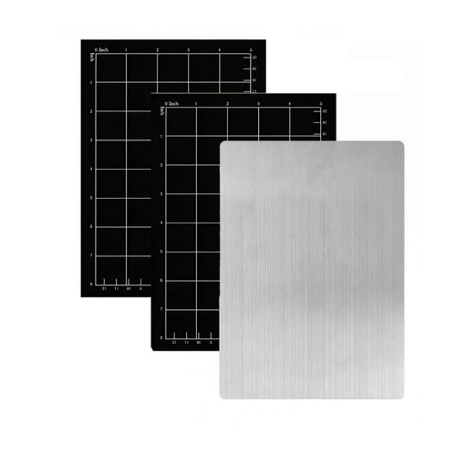 3 Pieces Gridded Mat Set Thin Die-Cutting Mat Set Replacement Plates Craft Tool