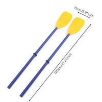 2 Pieces Inflatable Boat Paddle 120 Cm Plastic Boat Oar Strong for Rafting