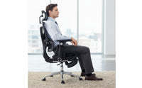Ergonomic Mesh Chair Headrest Ergonomic Office Chair Seat-Depth Adjustment