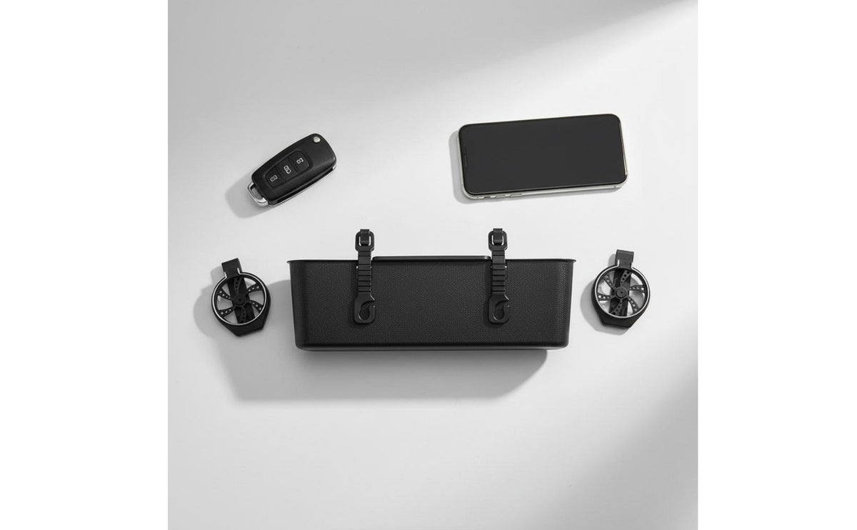 Vehicle Storage Box Featuring a Beverage Holder Holder Prevents Dropped Items Space Organizer Multifunctional Car Console Side Pocket