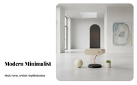 Sculptural Pedestal Table Minimalist design Nightstand Artistic Design for Office
